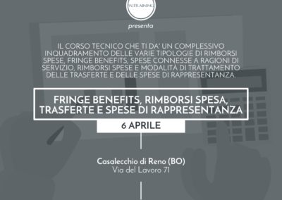 Fringe benefits, rimborsi spesa, trasferte e spese di rappresentanza