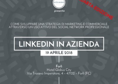 Linkedin in azienda – QUARTA EDIZIONE
