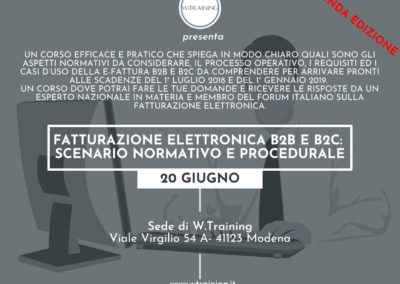 Fatturazione elettronica B2B e B2C: scenario normativo e procedurale – SECONDA EDIZIONE