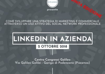 Linkedin in azienda – QUINTA EDIZIONE