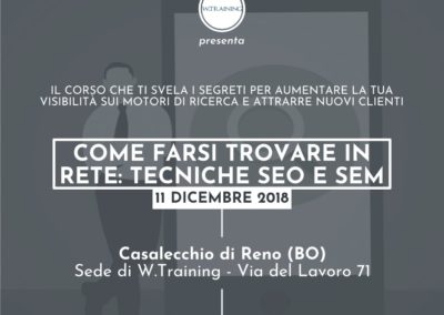 Come farsi trovare in Rete: tecniche SEO e SEM