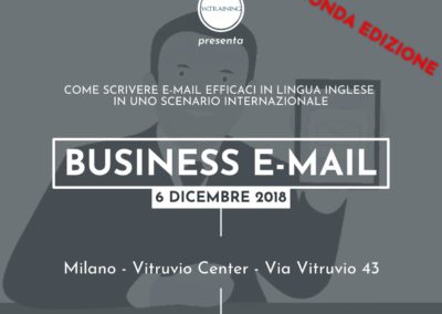 BUSINESS E-MAIL – seconda edizione