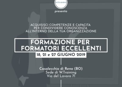 Formazione per formatori eccellenti