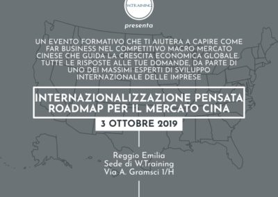 Internazionalizzazione pensata – Roadmap per il mercato Cina