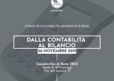 Dalla contabilità al bilancio