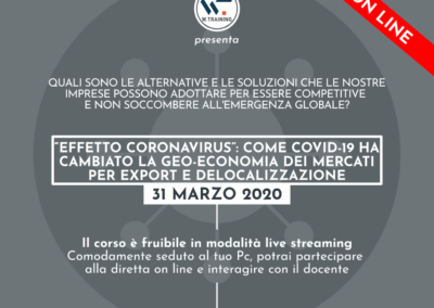 EFFETTO CORONAVIRUS