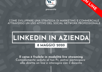 LINKEDIN IN AZIENDA on line