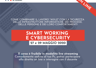 SMART WORKING E CYBERSECURITY