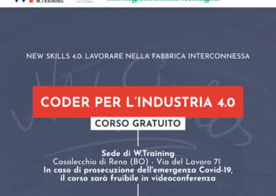 CODER PER L’INDUSTRIA 4.0
