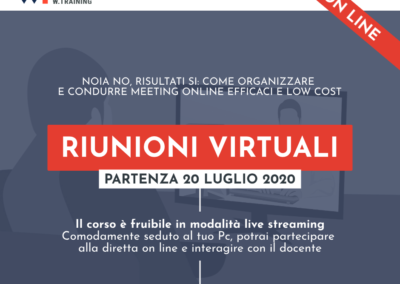 RIUNIONI VIRTUALI