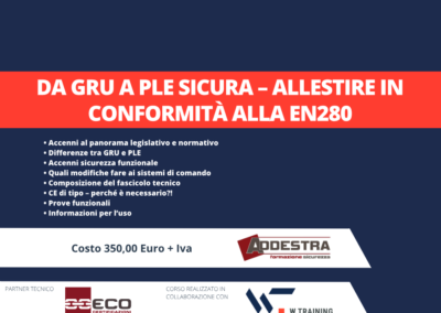 Da GRU a PLE sicura – Allestire in conformità alla EN280