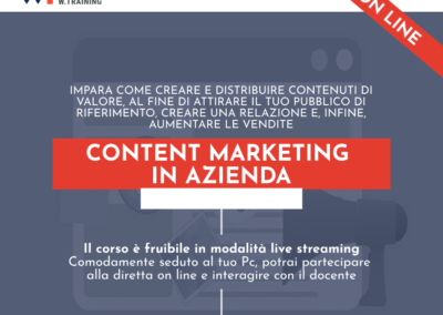 CONTENT MARKETING IN AZIENDA