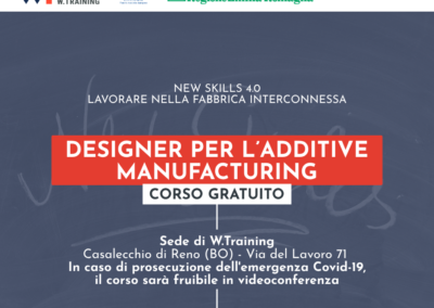 DESIGNER PER L’ADDITIVE MANUFACTURING