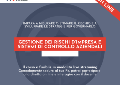 GESTIONE DEI RISCHI D’IMPRESA E SISTEMI DI CONTROLLO AZIENDALI