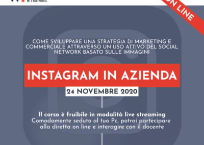 INSTAGRAM IN AZIENDA – SESTA EDIZIONE