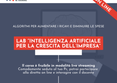 LAB “INTELLIGENZA ARTIFICIALE PER LA CRESCITA DELL’IMPRESA”