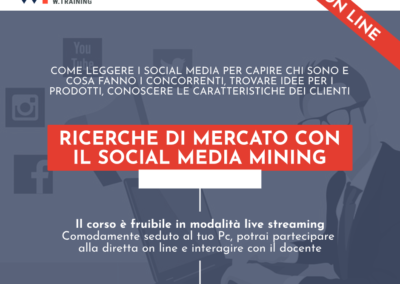 RICERCHE DI MERCATO CON IL SOCIAL MEDIA MINING
