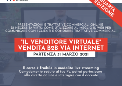 “IL VENDITORE VIRTUALE” – VENDITA B2B VIA INTERNET – QUARTA EDIZIONE