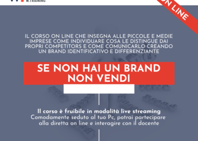 SE NON HAI UN BRAND NON VENDI