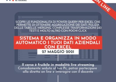 SISTEMA E ORGANIZZA IN MODO AUTOMATICO I TUOI DATI AZIENDALI CON EXCEL