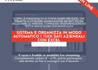 SISTEMA E ORGANIZZA IN MODO AUTOMATICO I TUOI DATI AZIENDALI CON EXCEL