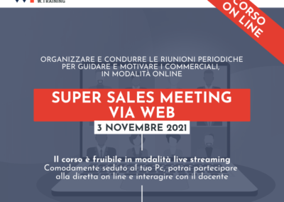 SUPER SALES MEETING – VIA WEB