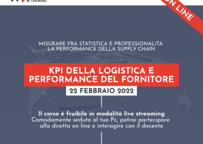 KPI DELLA LOGISTICA E PERFORMANCE DEL FORNITORE