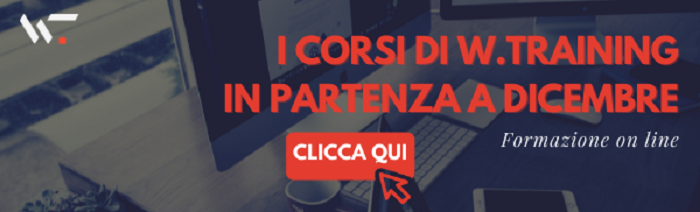 I corsi in partenza a dicembre