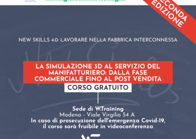 LA SIMULAZIONE 3D AL SERVIZIO DEL MANIFATTURIERO: DALLA FASE COMMERCIALE FINO AL POST VENDITA – SECONDA EDIZIONE