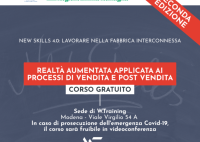 REALTÀ AUMENTATA APPLICATA AI PROCESSI DI VENDITA E POST VENDITA – SECONDA EDIZIONE