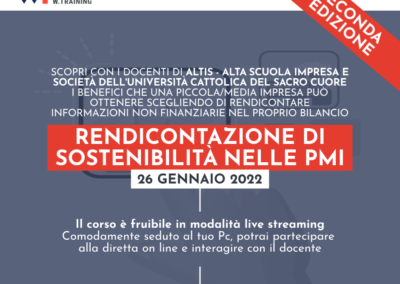 RENDICONTAZIONE DI SOSTENIBILITÀ NELLE PMI – SECONDA EDIZIONE