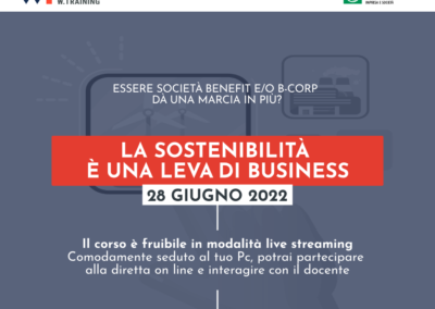 LA SOSTENIBILITÀ È UNA LEVA DI BUSINESS