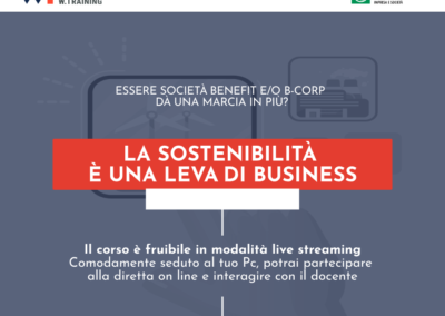 LA SOSTENIBILITÀ È UNA LEVA DI BUSINESS