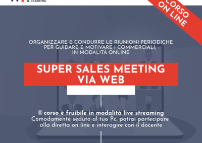 SUPER SALES MEETING – VIA WEB