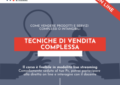 TECNICHE DI VENDITA COMPLESSA