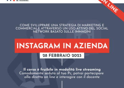 INSTAGRAM IN AZIENDA – NONA EDIZIONE