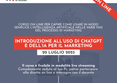 INTRODUZIONE ALL’USO DI CHATGPT E DELL’IA PER IL MARKETING