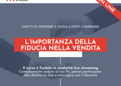 L’IMPORTANZA DELLA FIDUCIA NELLA VENDITA