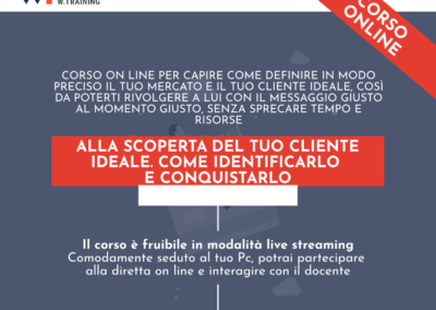 ALLA SCOPERTA DEL TUO CLIENTE IDEALE. COME IDENTIFICARLO E CONQUISTARLO