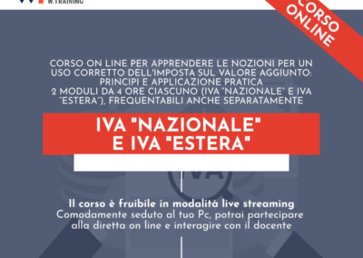 IVA “NAZIONALE” E IVA “ESTERA”
